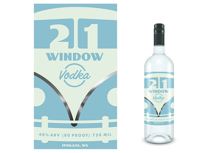 21window retro type vodka