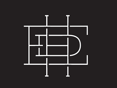EHD Monogram exploration exploration logo monogram