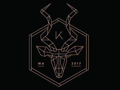 KUDU logo exploration kudu linework logo