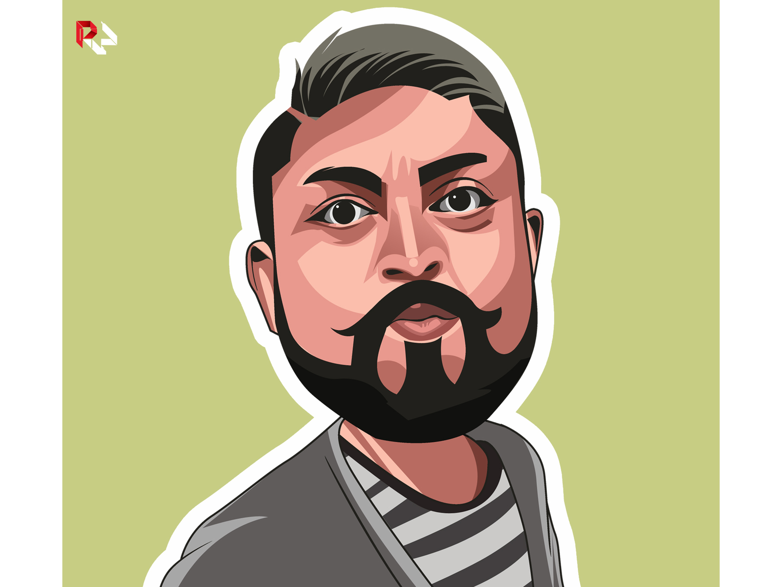 Vector Caricature by purnama wizmar on Dribbble