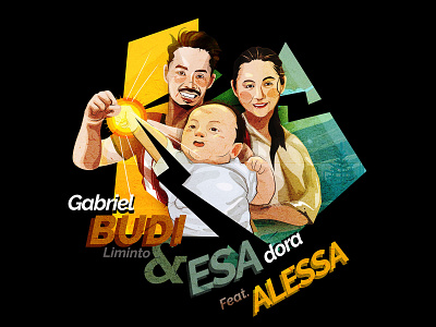 Alessa 2d 2dart character design graphic art graphic design illustration mokobox vector