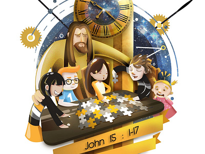 Jesus complating our "puzzle" in His time