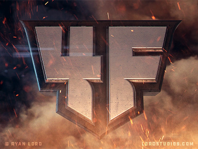 FourFront Logo Development after effects element 3d 3d logo