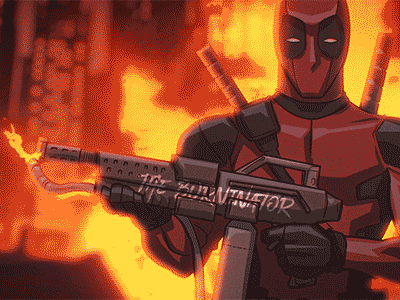 Deadpool Animation in After Effects after effects animation deadpool marvel comics