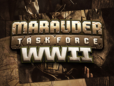 Marauder Task Force World War 2 action figures logo logo design toyline toys world war 2 wwii
