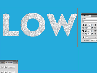 IT LIVES! chromatic low poly modular otf triangles ttf typeface