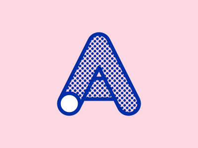 ADAAWX (WIP) ben day dots tubes typeface