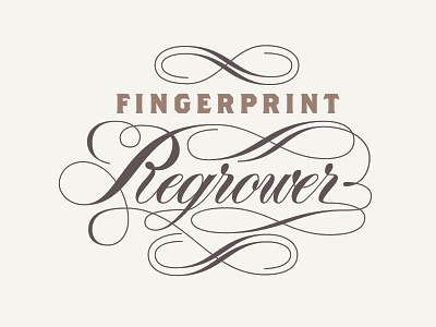 Fingerprint Regrower 826chi spencerian