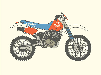 1988 Honda XR600R 1988 dirtbike honda motorcycle xr600r