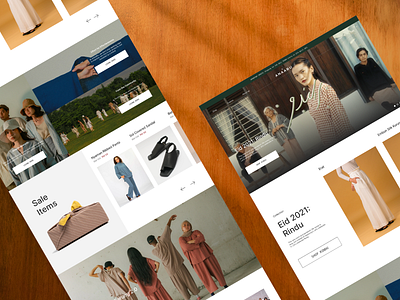 AnaAbu anaabu commerce design e commerce eid fashion malay sale sales ui ux website