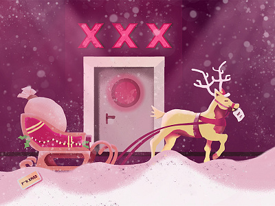 Merry XXXmas 2015 brush christmas claus illustration merry photoshop present santa wacom xxx