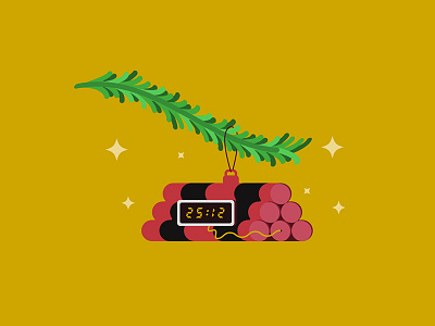 Merry Christmas 2016 2016 allarm andrea bomb christmas illustration merry natale time tree vaduva