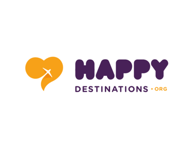 Happy Destination andrea brand color destination happy identity logo love passion trip vaduva