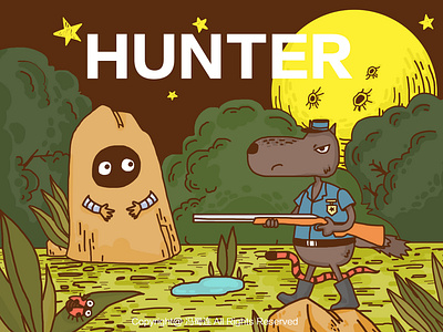 hunter design illustration