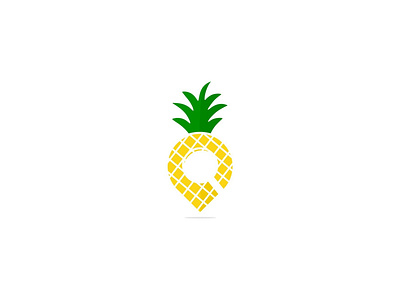 Pin Pineapple Search cleanlogo designgraphic iconic logo logo logodesign modernlogo pin pineapple search