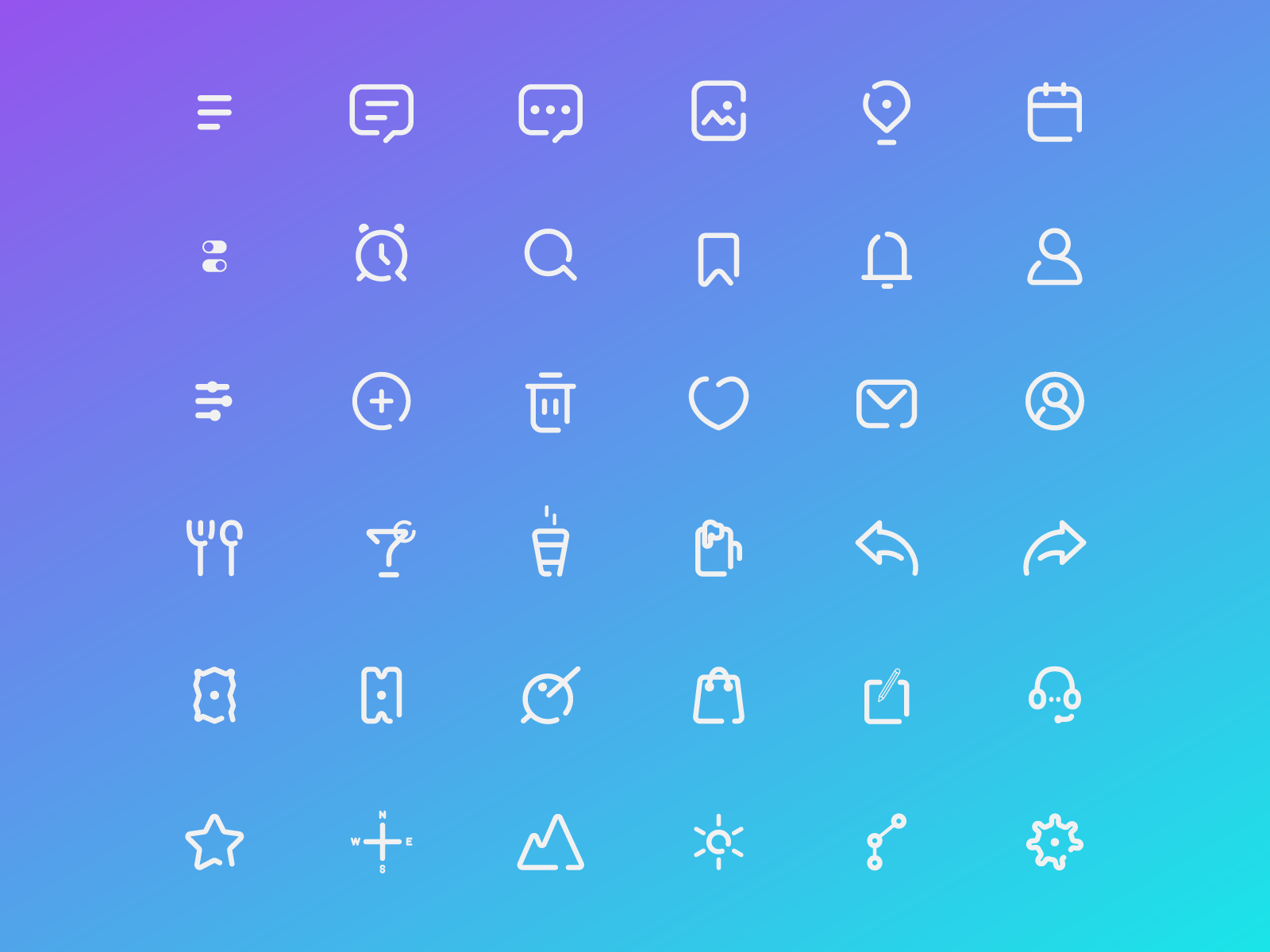 icon set - Function. by Curran Sandher on Dribbble