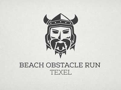 Beach obstable run Texel branding identity illustrator logo texel vector viking