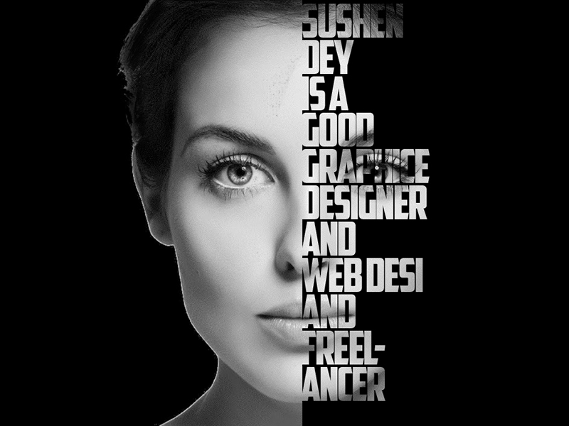 FACE POSTER 01 by Sushen Dey on Dribbble