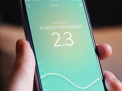 The Energy Feed energy feed flat infographic mobile monitor sustainability ui ux