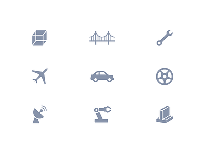 Engineering Icons engineering flat flat icons icon icons mechanical structural
