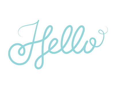 Hello hand lettering hello lettering type typography