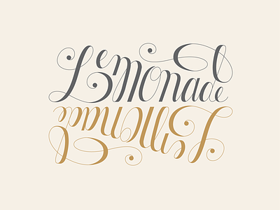 Lemonade beyonce fancy lemonade lettering script type typography