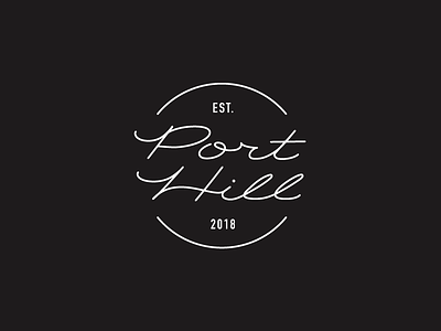 Port Hill - Monogram clothing lettering line logo minimal monogram retail