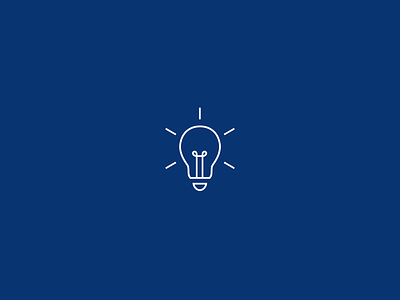 Lightbulb Icon icon icons lightbulb line lines minimal stroke