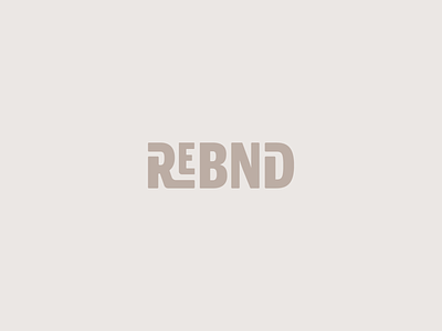 Rebnd clothing brand logo old school rebound throwback typography