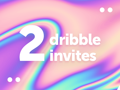 Two dribbble invites