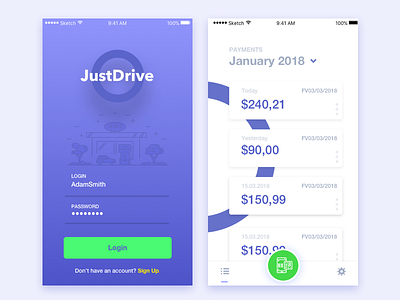 JustDrive, fast payment for fuel