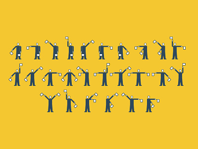 Semaphore Alphabet alphabet arms flags icons naval people semaphore signal type vector