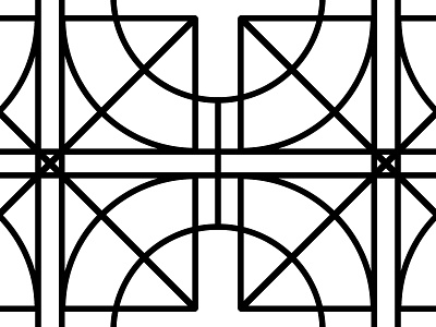 Geometric Pattern No.8 circle geometric geometry graphic line math minimalist order pattern repeat rhythm triangle