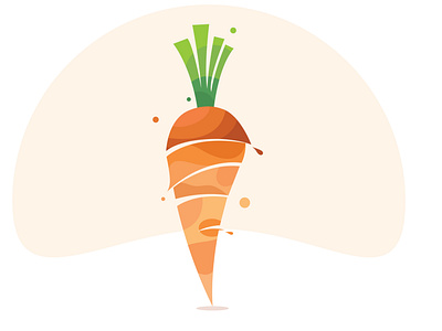 🥕🥕 CARROT 🥕🥕 branding carrot carrot design carrot illustration carrot logo creative design design flat illustration illustration art logo logo design vector vegetable vector