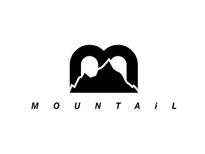 Mountain Logo Design creative design design flat illustration logo logo design m letter mountain mountain logo design negative space negative space logo