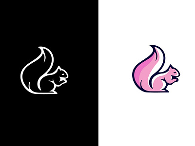 Squirrel Logo animal logo branding creative design design flat illustration logo logo design squirrel squirrel logo