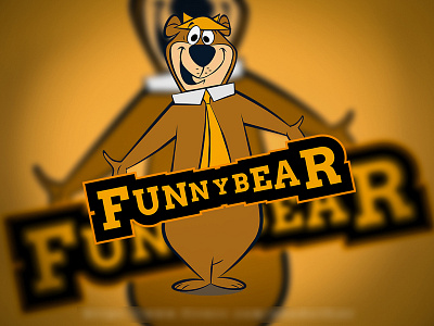 Funny Bear Logo Design animal logo branding creative design design illustration logo logo design vector