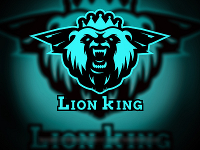 Lion King Logo Design animal logo branding creative design design illustration lion logo logo logo design vector