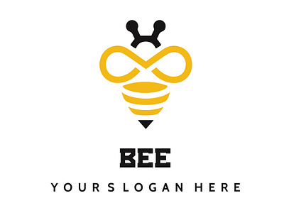 Bee logo Design animal logo bee logo creative design design illustration logo logo design