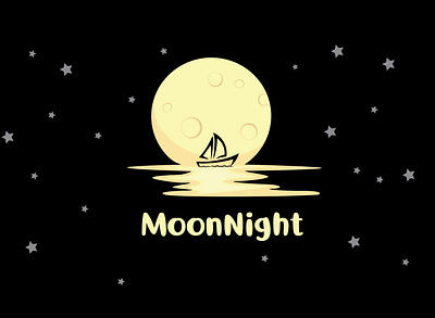 🌙🌙 "Moon" 🌙🌙 Logo Design branding creative design design icon illustration logo logo design moon moon logo vector
