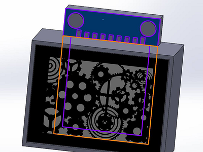 Robot Box CAD proposal behind the scenes process robot screenshot solidworks wip