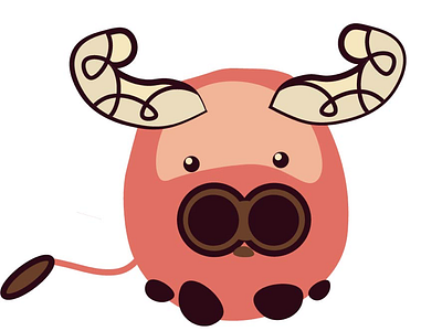 Luv-a-bull bull illustration illustrator love