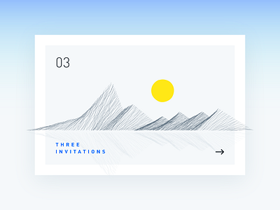 Three Dribbble Invitations