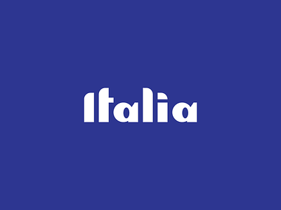 Italia blue italian italy logo logotype