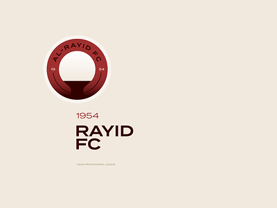 Al Rayid Football Club al rayid football club football logo red saudi professional league