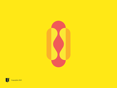 Hotdog! food logo food truck hotdog jadou restaurant sausage yellow