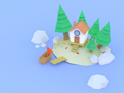 Low Poly Island