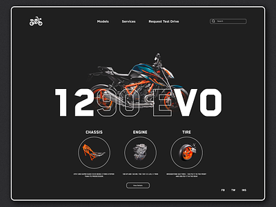 Bike Shop Concept UI Design bike bikeshop branding design figma figmadesign minimal typography ui ux web