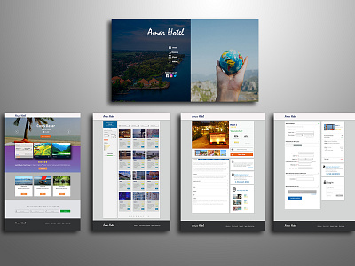 Book Your Hotel ui ux web