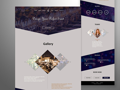 Event Management Landing Page